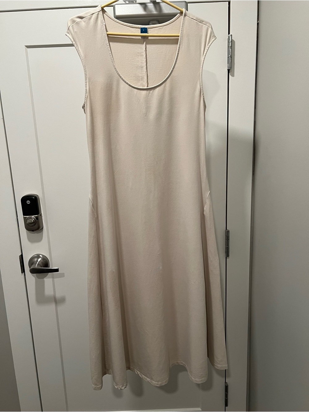 Old Navy Sleeveless Cream Maxi Dress